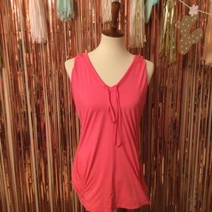 Nike Pink Hooded Tank Top